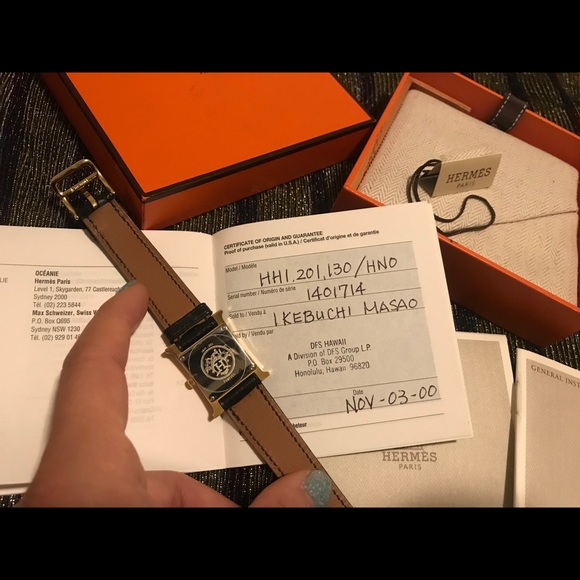 Authentic Hermes watch - Picture 2 of 14